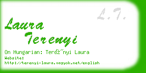 laura terenyi business card